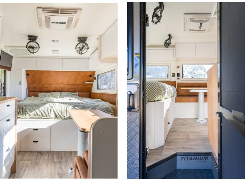 Interior Titanium Caravans Sirocco II fans